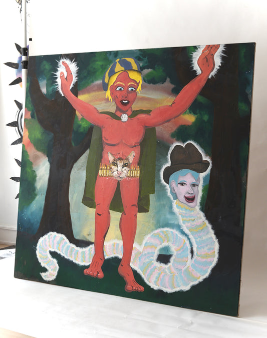 People on a Journey through the Woods